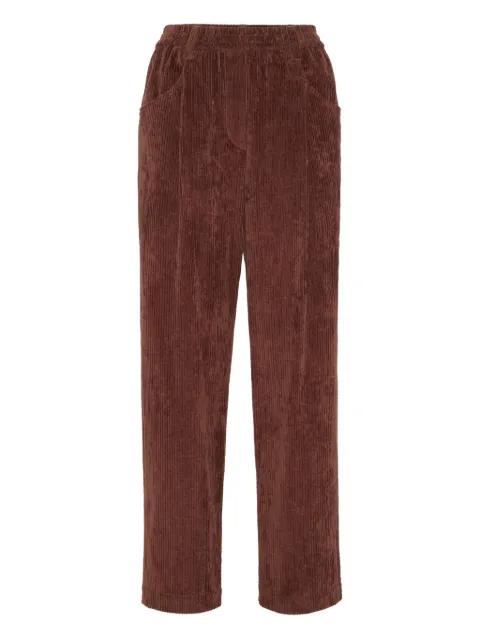 corduroy straight-leg trousers by BRUNELLO CUCINELLI