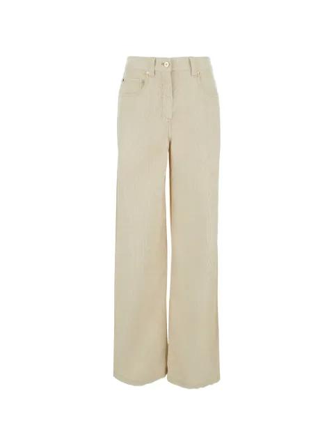 corduroy wide-leg trousers by BRUNELLO CUCINELLI