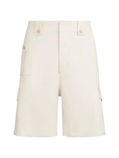 cotton and linen canvas Bermuda shorts with cargo pockets by BRUNELLO CUCINELLI