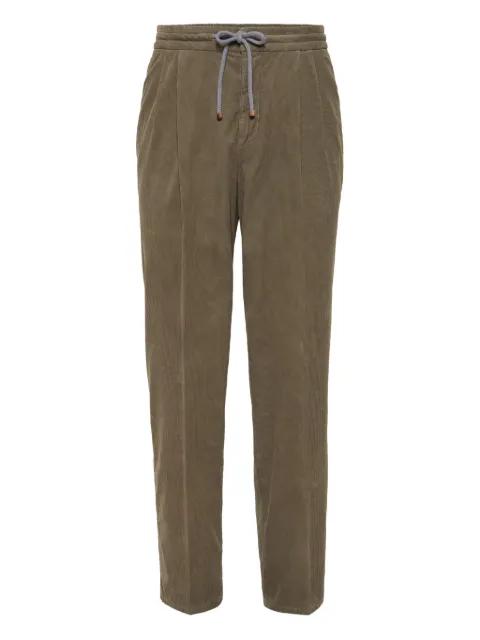 cotton straight-leg trousers by BRUNELLO CUCINELLI
