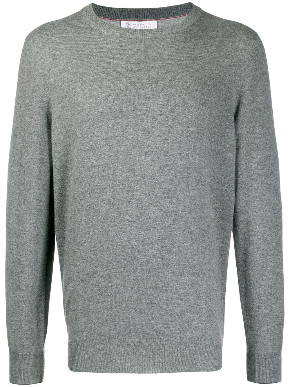 crew-neck cashmere jumper by BRUNELLO CUCINELLI