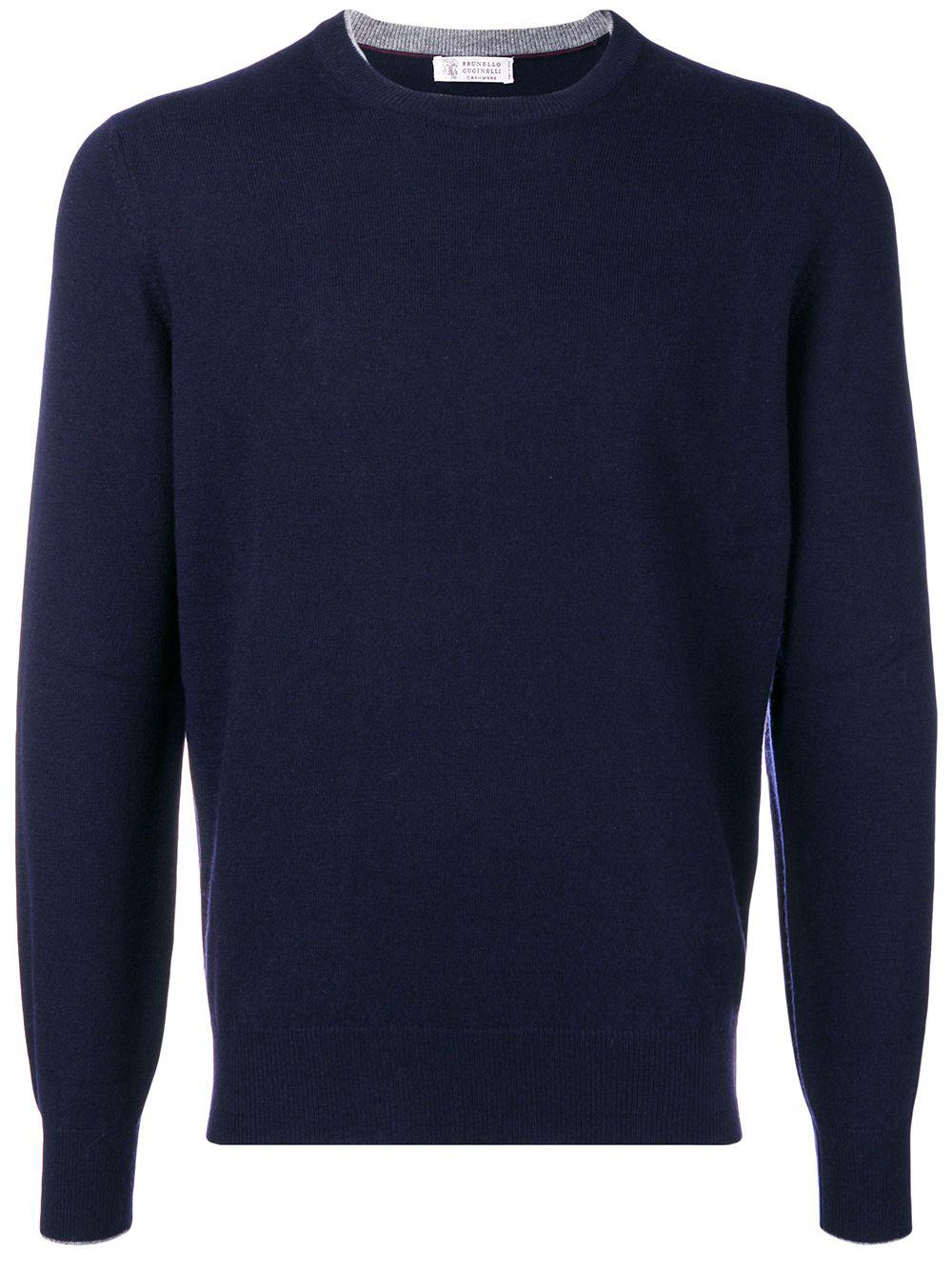 crew-neck cashmere jumper by BRUNELLO CUCINELLI
