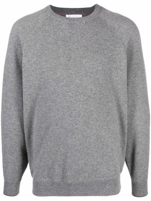 crew-neck cashmere sweater by BRUNELLO CUCINELLI