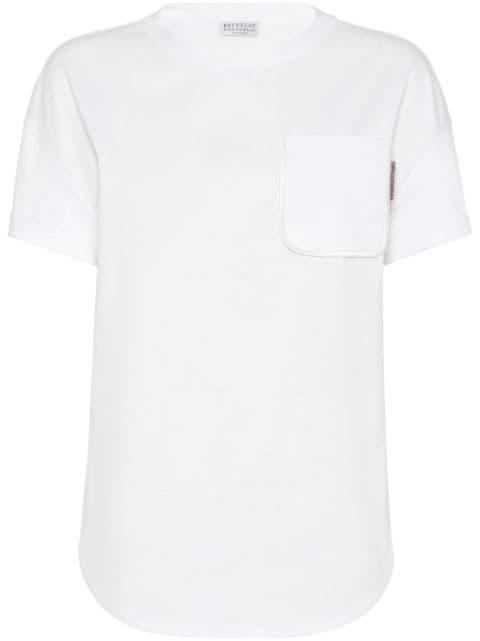 crew-neck cotton T-shirt by BRUNELLO CUCINELLI