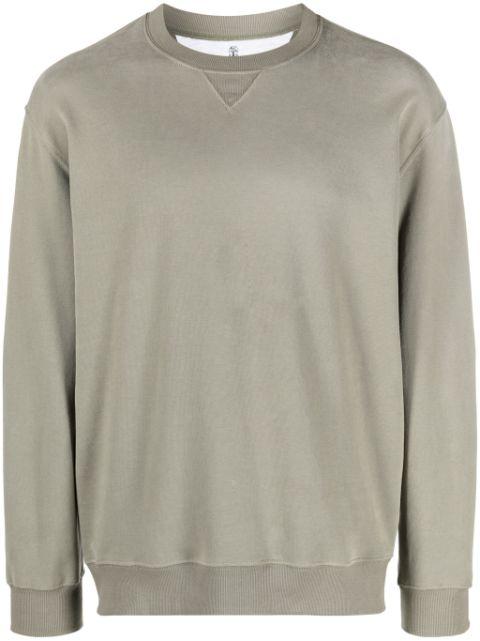 crew-neck cotton sweatshirt by BRUNELLO CUCINELLI