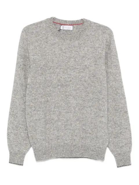crew-neck long-sleeve sweater by BRUNELLO CUCINELLI