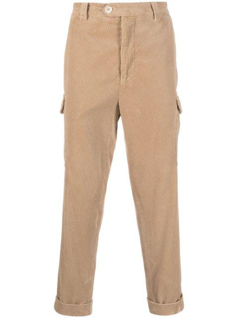 cropped corduroy trousers by BRUNELLO CUCINELLI