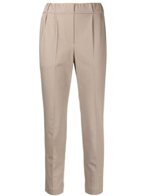 cropped tapered trousers by BRUNELLO CUCINELLI