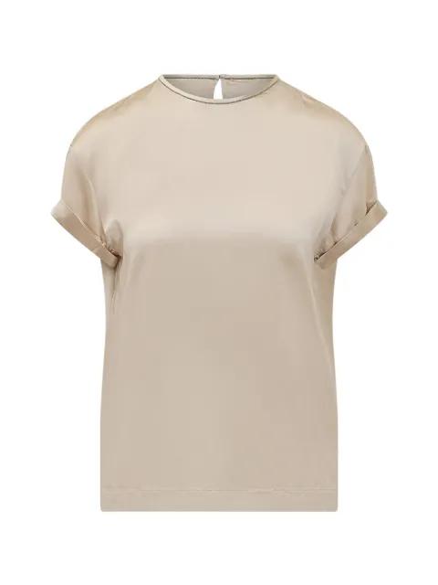 cuffed top t-shirt by BRUNELLO CUCINELLI