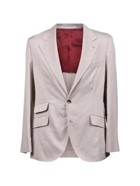 deconstructed gabardine blazer by BRUNELLO CUCINELLI