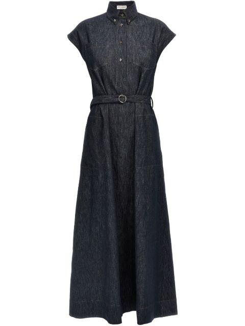 denim dress by BRUNELLO CUCINELLI