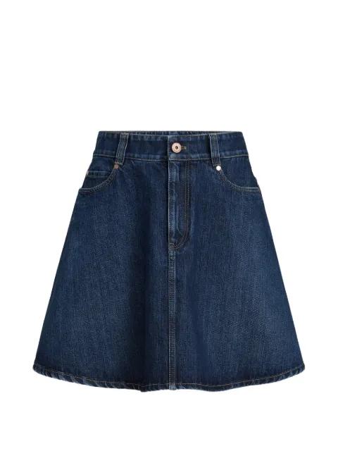 denim mini skirt by BRUNELLO CUCINELLI