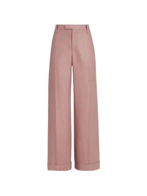 diagonal flared trousers by BRUNELLO CUCINELLI