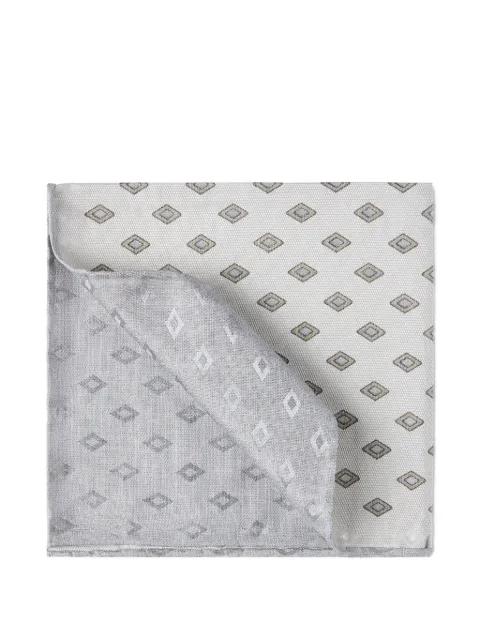 diamond silk pocket square scarf by BRUNELLO CUCINELLI