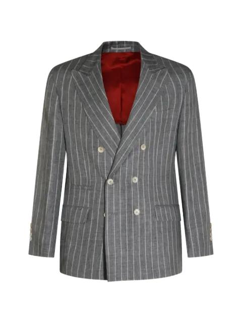 double-breasted blazer by BRUNELLO CUCINELLI