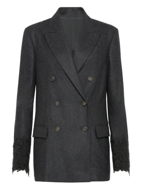 double-breasted blazer by BRUNELLO CUCINELLI