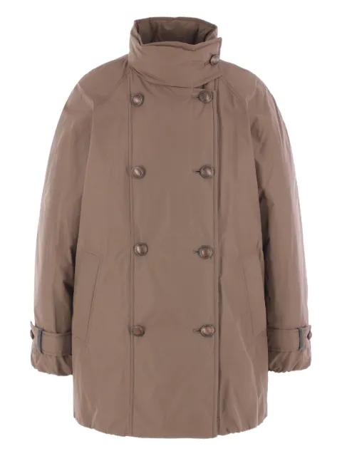 double-breasted button coat by BRUNELLO CUCINELLI