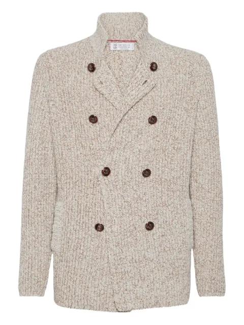 double-breasted cardigan by BRUNELLO CUCINELLI