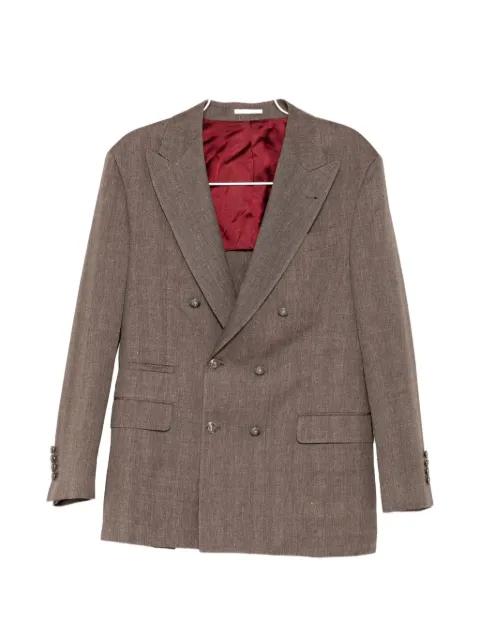 double-breasted suit by BRUNELLO CUCINELLI