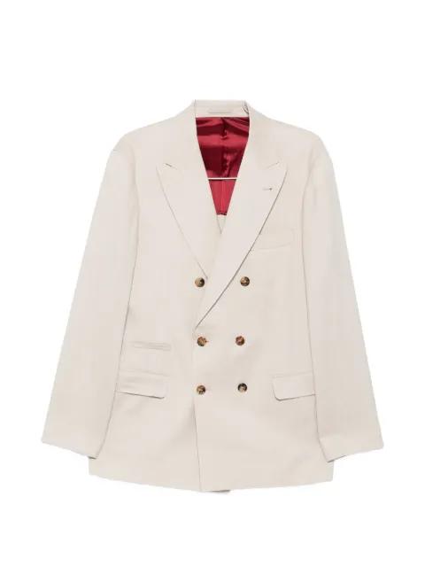 double-breasted suit by BRUNELLO CUCINELLI