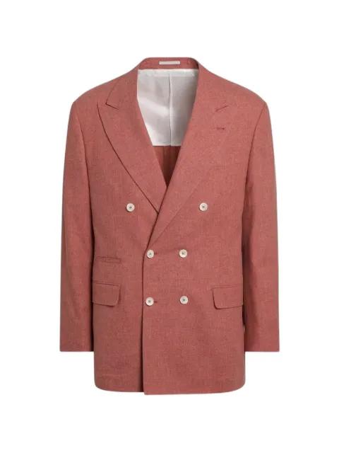 double-breasted suit-type jacket by BRUNELLO CUCINELLI