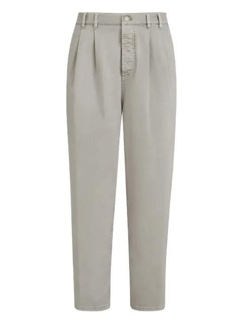 double-pleat five-pocket jeans by BRUNELLO CUCINELLI