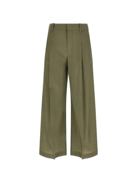 double-pleat wide-leg trousers by BRUNELLO CUCINELLI