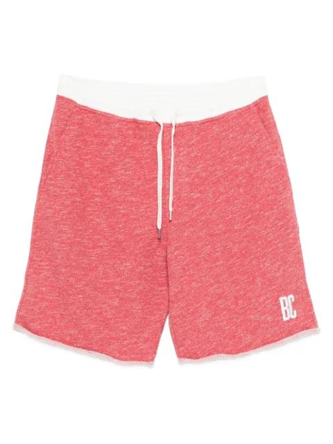 drawstring-fastening logo-print shorts by BRUNELLO CUCINELLI