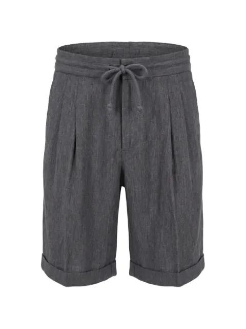 drawstring linen shorts by BRUNELLO CUCINELLI