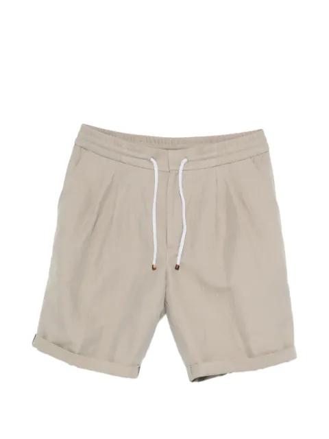 drawstring pleated shorts by BRUNELLO CUCINELLI