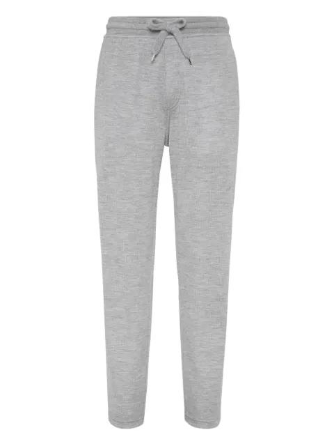 drawstring slim-fit joggers by BRUNELLO CUCINELLI