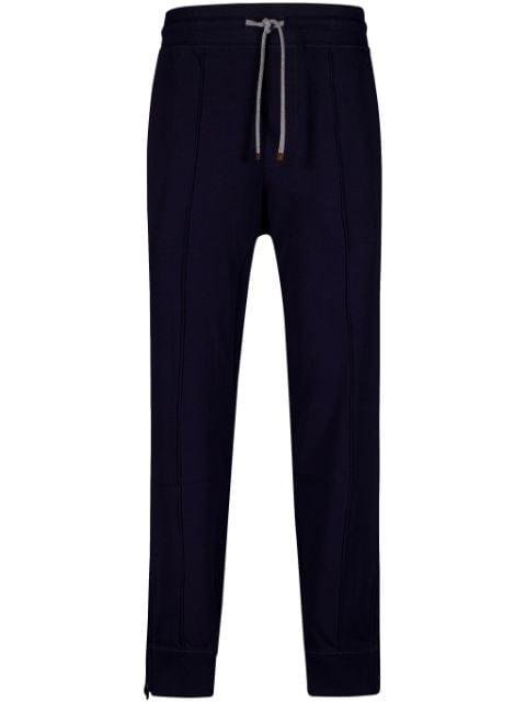 drawstring-waist chino trousers by BRUNELLO CUCINELLI