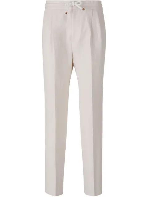 drawstring-waist trousers by BRUNELLO CUCINELLI