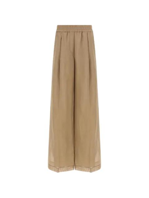 elasticated palazzo pants by BRUNELLO CUCINELLI