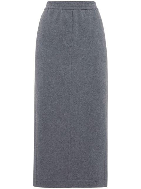 elasticated-waistband midi skirt by BRUNELLO CUCINELLI