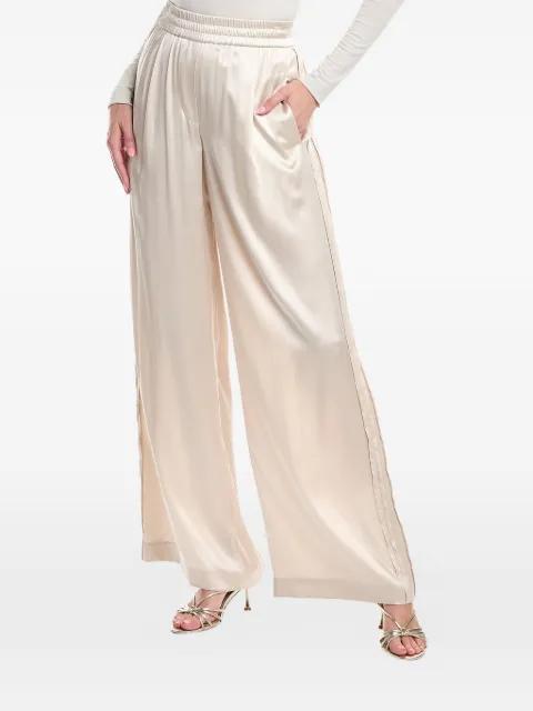 elasticated-waistband wide-leg trousers by BRUNELLO CUCINELLI