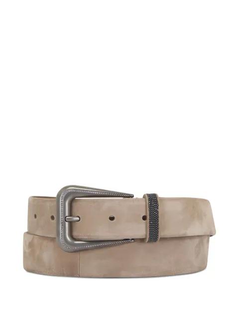 embellished-buckle belt by BRUNELLO CUCINELLI