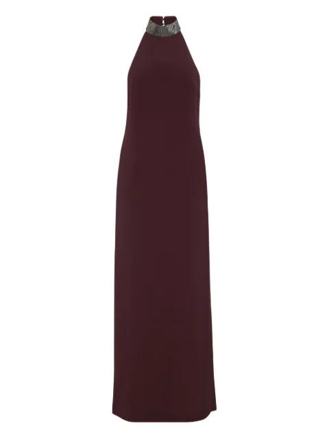 embellished halter neck dress by BRUNELLO CUCINELLI