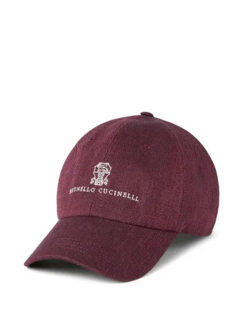 embroidered-logo baseball cap by BRUNELLO CUCINELLI