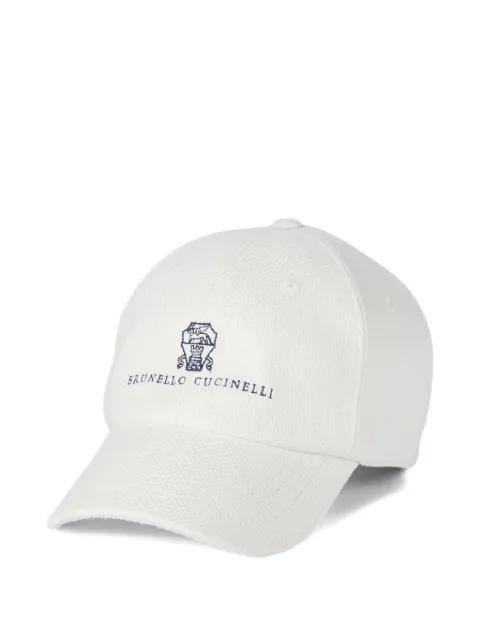 embroidered-logo baseball cap by BRUNELLO CUCINELLI
