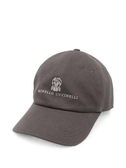 embroidered-logo baseball cap by BRUNELLO CUCINELLI