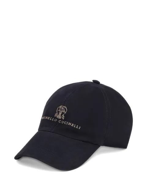 embroidered logo baseball cap by BRUNELLO CUCINELLI