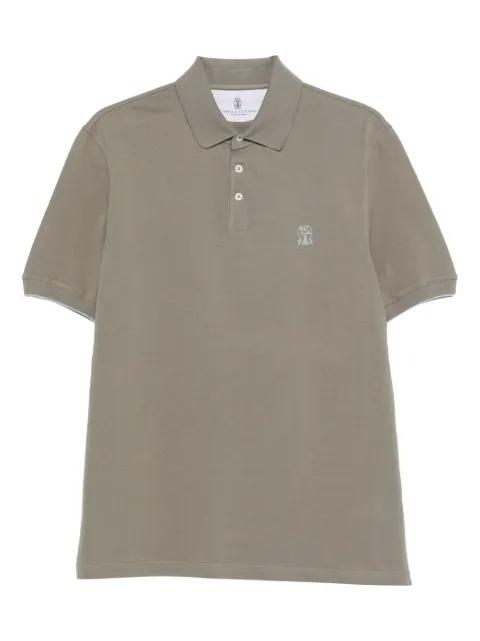 embroidered polo shirt by BRUNELLO CUCINELLI