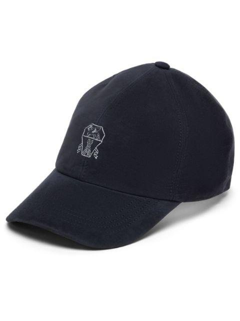 embroidered suede lcap by BRUNELLO CUCINELLI