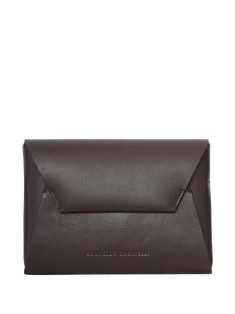 envelope-style leather clutch bag by BRUNELLO CUCINELLI