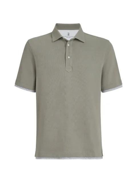 faux-layered polo shirt by BRUNELLO CUCINELLI