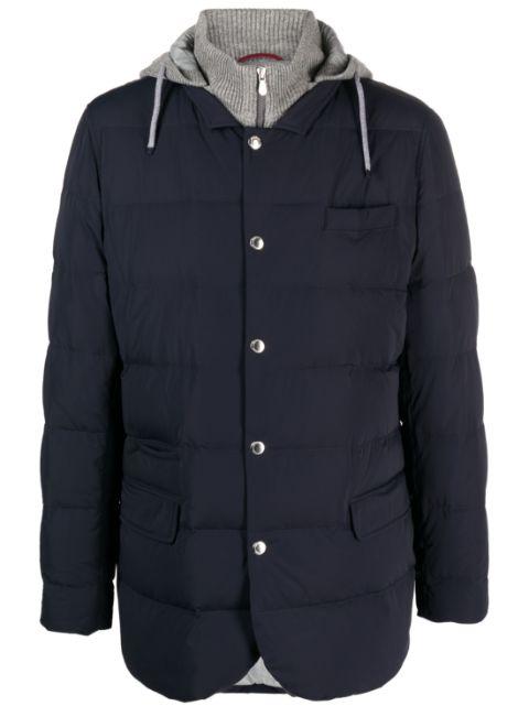 feather-down hoodied jacket by BRUNELLO CUCINELLI