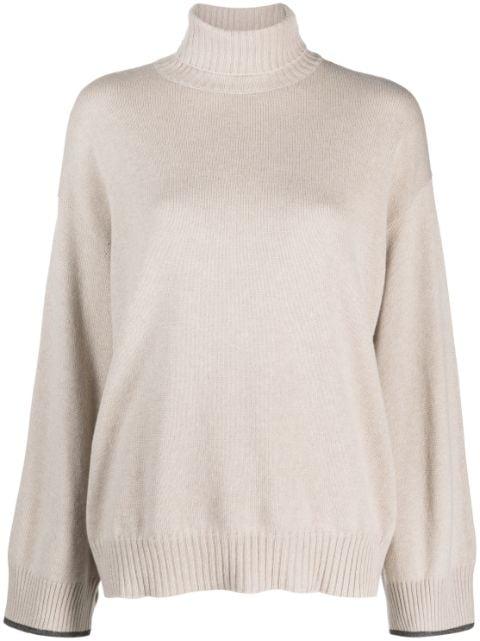 fine-knit cashmere jumper by BRUNELLO CUCINELLI
