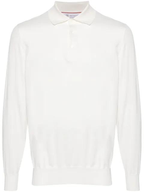 fine-knit cotton polo shirt by BRUNELLO CUCINELLI