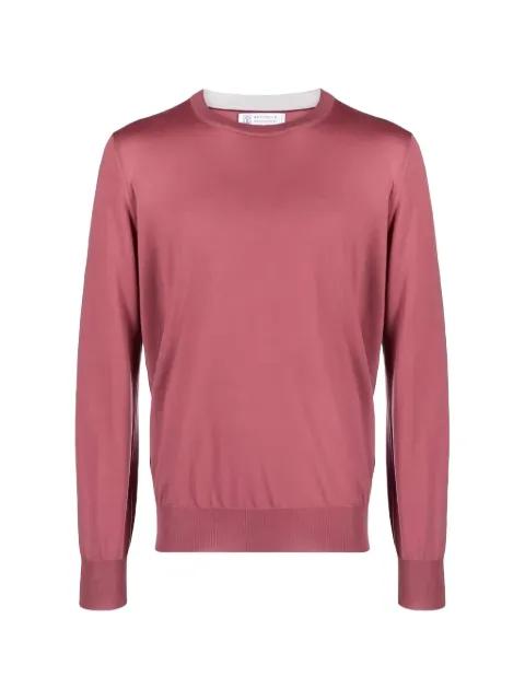 fine-knit crew-neck T-shirt by BRUNELLO CUCINELLI